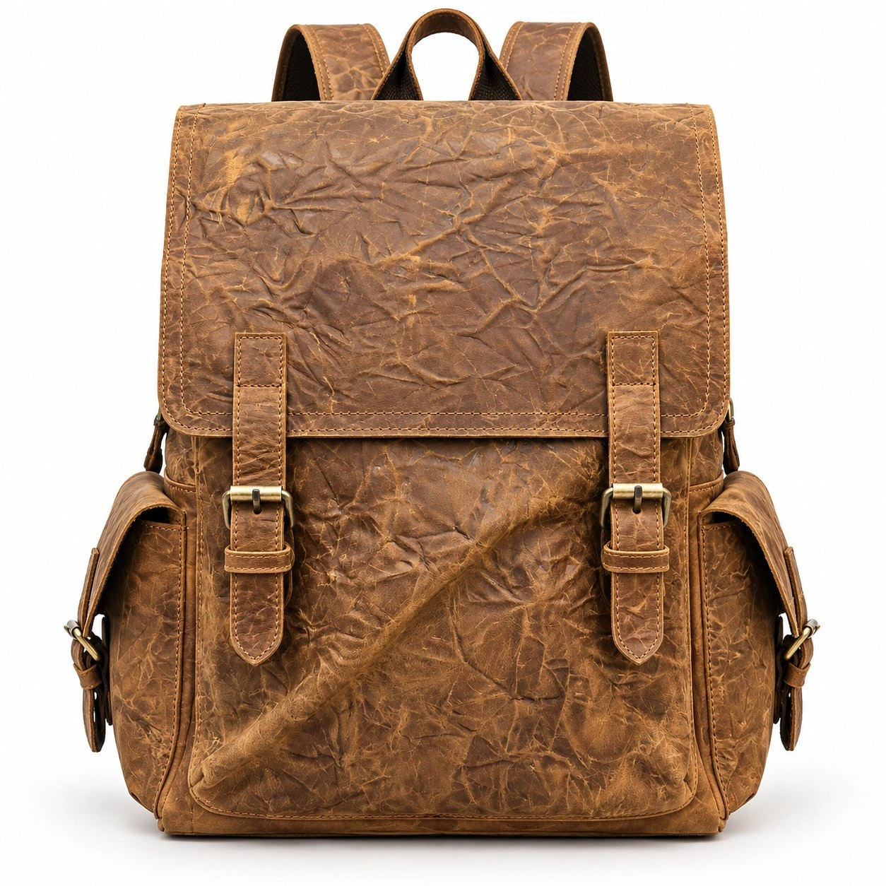 Premium Vintage Pure Leather Backpack 5